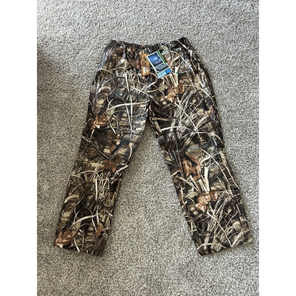 Frogg Toggs Pro Action Pants RealTree 2XL Max 4 Camo Elastic DriPore